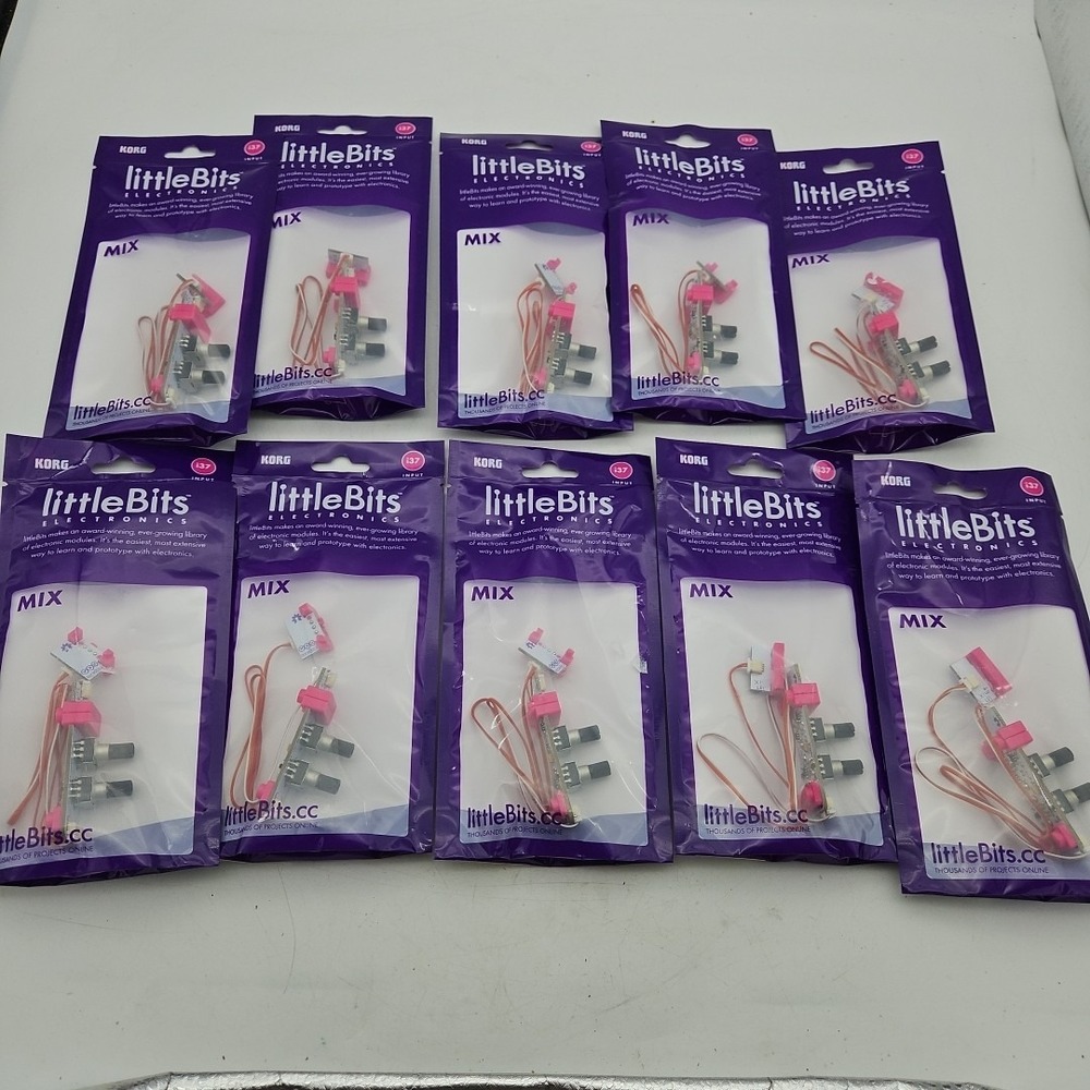 Lot‎ Of 10 Korg LittleBits i37 Input Modular Synthesizer Kit Mix Brand New